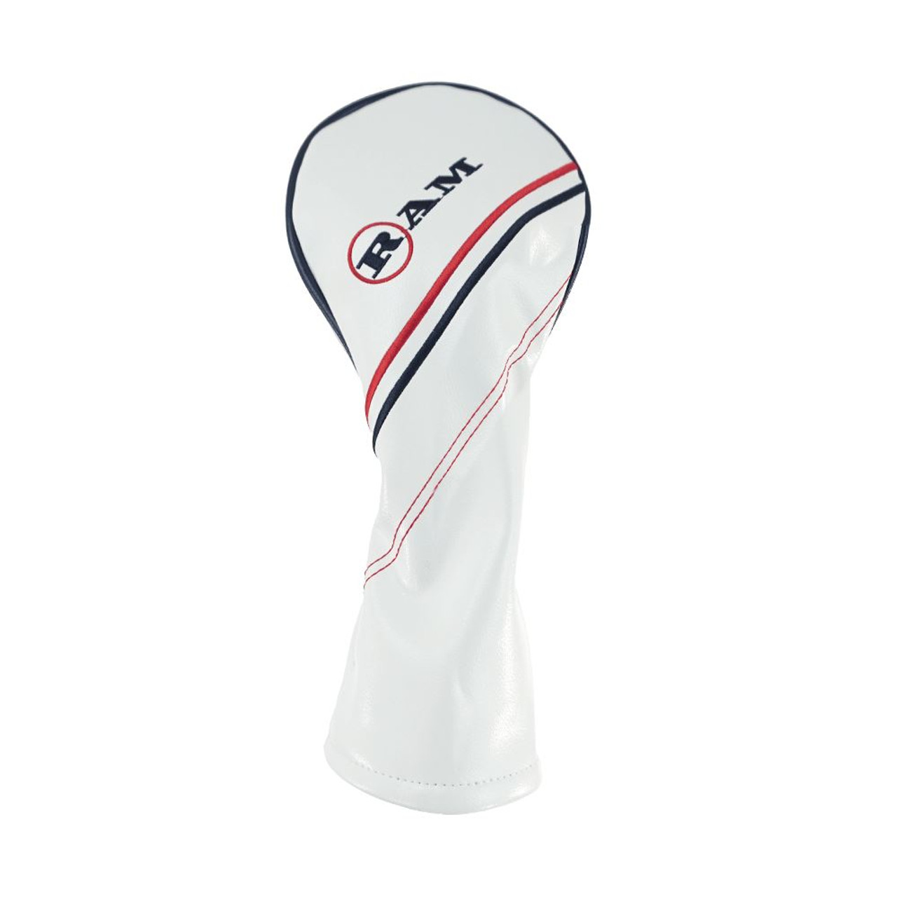 Ram FX Golf Club Headcovers for Driver, Woods and Hybrid, White (135