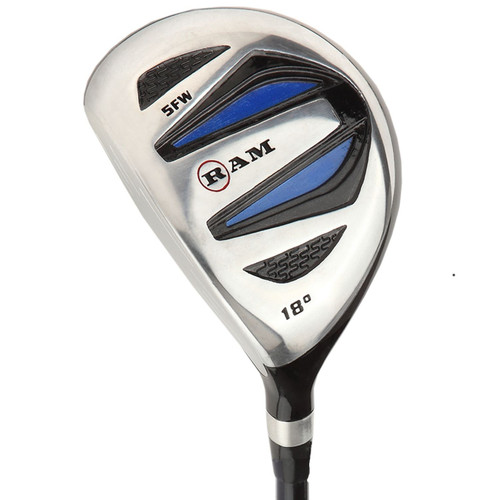 Ram Golf EZ3 Mens Left Hand Wood Set Graphite Driver 3 & 5 Wood,  with Headcovers
