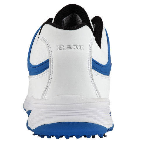 Ram Golf FX Tour Mens Waterproof Golf Shoes, White/Blue Ram Golf FX Tour Mens Waterproof Golf Shoes, White/Blue