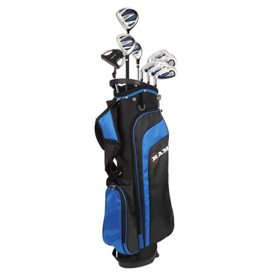 Ram Golf EZ3 Mens Left Hand Golf Clubs Set With Stand Bag Graphite/Steel Shafts