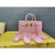 Color: Love Bag Pink, Size: Large Size - High-end Bag Resin Vase Flower Arrangement Sculpture