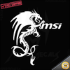 MSI Dragon Holding Logo Car PC Vinyl Decal Sticker