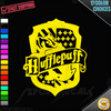 Harry Potter Inspired Hufflepuff House Logo Car Truck Window Wall Laptop PC Vinyl Decal Sticker any smooth surface
