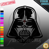 Darth Vader Face Head Car Truck Window Wall Laptop PC Vinyl Decal Sticker any smooth surface