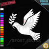 DOVE Peace on Earth Car Truck Window Wall Laptop PC Vinyl Decal Sticker any smooth surface