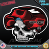 WELDER SKULL HELMET Flames HD 032 Car Truck Window Wall Laptop PC Vinyl Decal Sticker any smooth surface