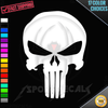 American Sniper Punisher Skull Car Vinyl Decal Sticker