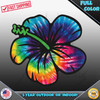 Hibiscus Hawaiian Flower Tie Dye 071 Vinyl Decal Sticker