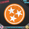 Tennessee Tristar Orange State Logo 094 Vinyl Decal Sticker