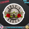 Guns N Roses Silver Band Logo 125 Vinyl Decal Sticker