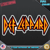 Def Leppard Band Logo 140 Vinyl Decal Sticker