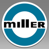 MILLER Welder Welding Machine 1980's Logo Emblem 147 Vinyl Decal Sticker
