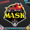 M.A.S.K MASK 80's Cartoon Logo 164 Vinyl Decal Sticker