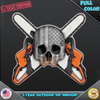 Stihl Chain Saw Skull Crossbones Car Vinyl Sticker