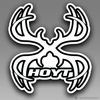 Team Hoyt Deer Antlers Buck Bow Hunting Logo Car Vinyl Decal Sticker