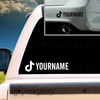 TIKTOK Social Media Custom Personalized User Name Car Wall Vinyl Decal Sticker