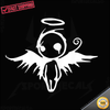 Cute Goth Fallen Angel Emo Girly Car Vinyl Decal Sticker