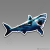 Shark Attack Predator Fish Car Vinyl Decal Sticker