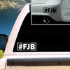 #FJB Fuck Joe Biden LGB Funny Car Vinyl Decal Sticker