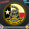 I Stand With Texas Close The Border Dont Tread On Me Razor Wire Edition  Vinyl Decal Sticker