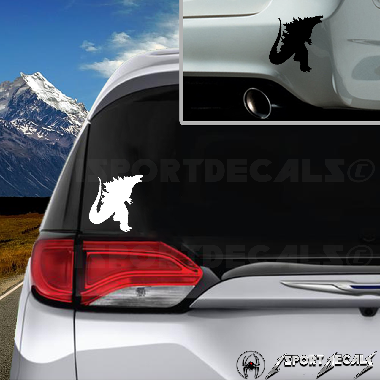 Godzilla Stickers for Sale  Vinyl sticker design, Car sticker