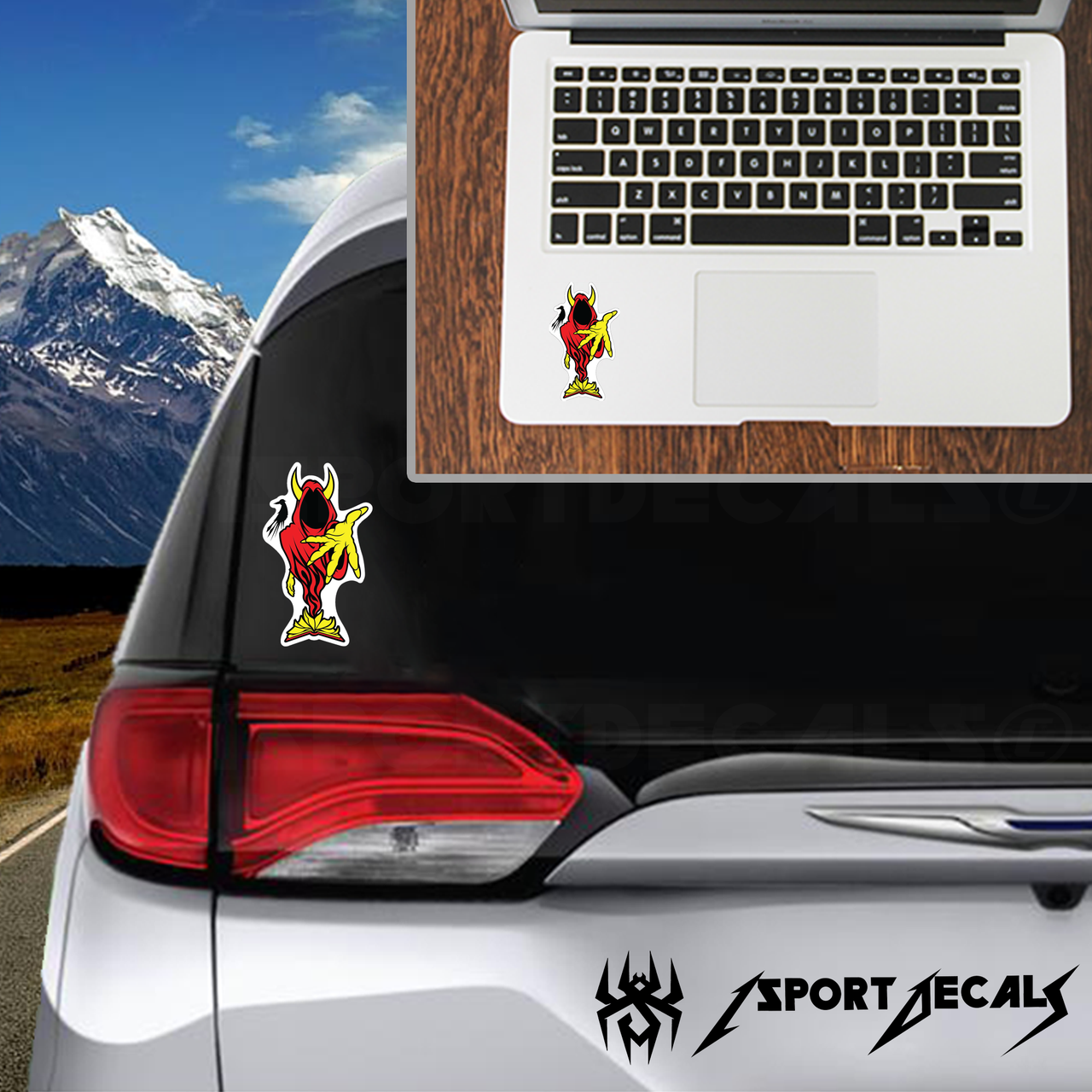 Grey Goose Logo - 5 Inch Sticker Graphic - Auto Wall Laptop Cell phone  Bumper Window Decal Sticker