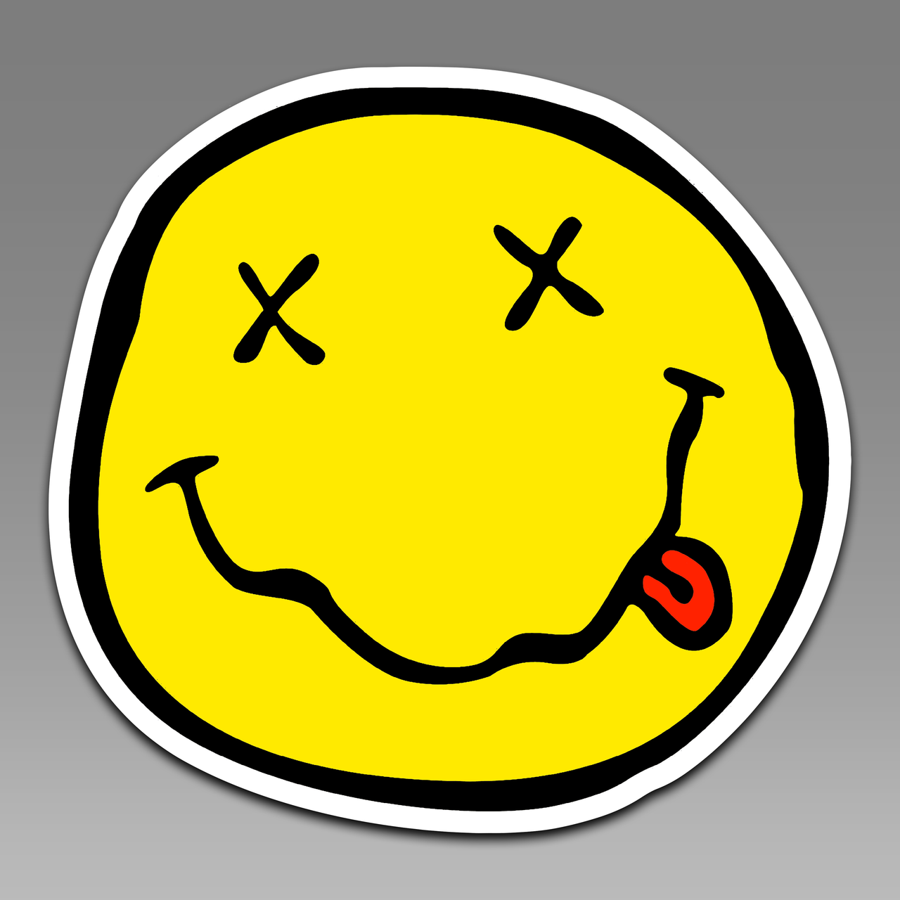 Nirvana Smiley Face Band Logo 110 Vinyl Decal Sticker