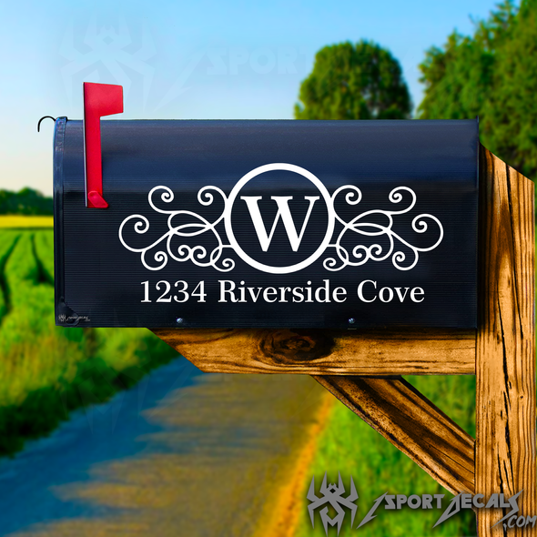 Personalized Mailbox Decal Sticker