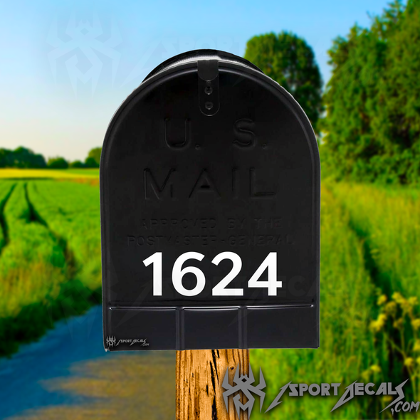 Personalized Mailbox Decal Sticker
