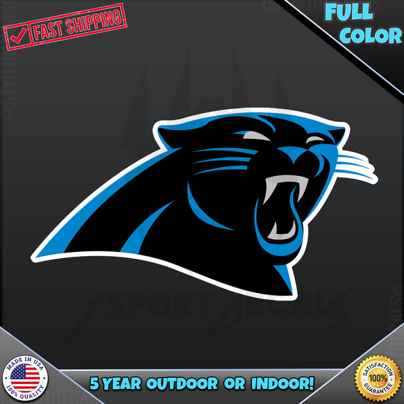 North Carolina Panthers NFL Logo Car Vinyl Decal Sticker