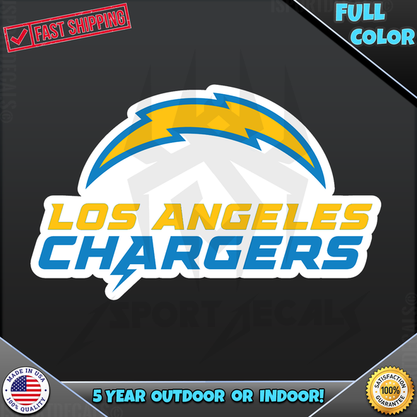 Los Angeles Chargers NFL Logo Car Vinyl Decal Sticker