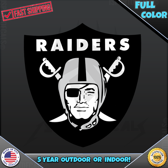 Las Vegas Los Angeles Raiders NFL Logo Car Vinyl Decal Sticker