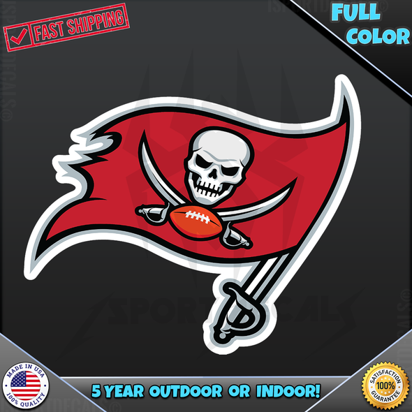 NFL Football Tampa Bay Buccaneers Logo F030 Vinyl Decal Sticker