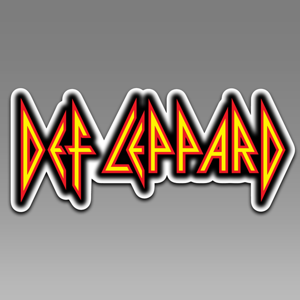 Def Leppard Band Logo 140 Vinyl Decal Sticker