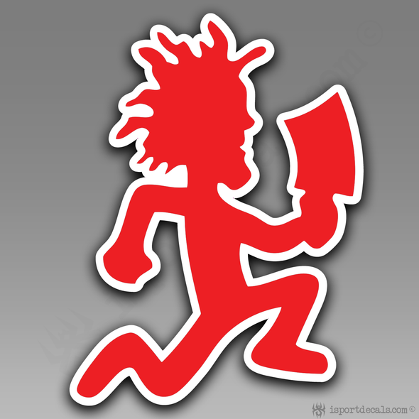 ICP Hatchet Man Juggalo Running Man Logo Car Vinyl Decal Sticker