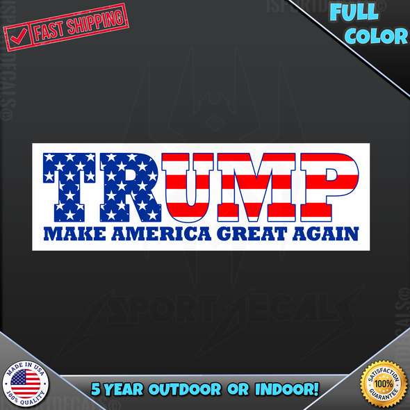 Trump Make American Great Again Vinyl Decal Sticker