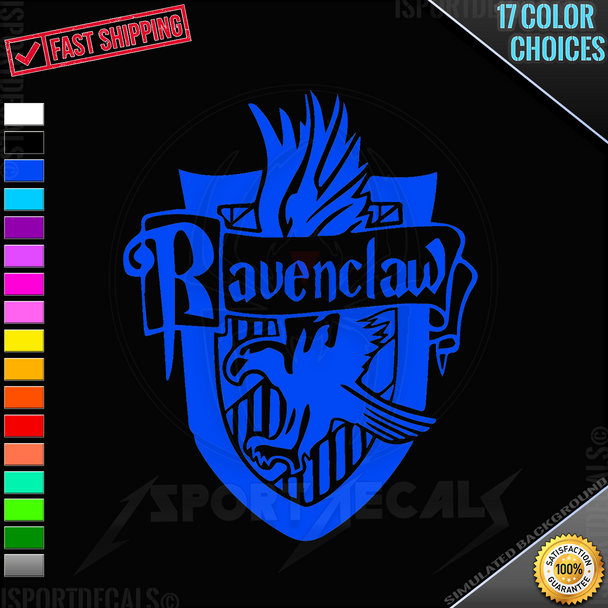 Harry Potter Inspired Ravenclaw House Logo Car Truck Window Wall Laptop PC Vinyl Decal Sticker any smooth surface
