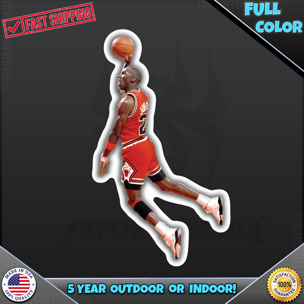 Michael Jordan Jumpman 23 Air Jordan Car Vinyl Decal Sticker