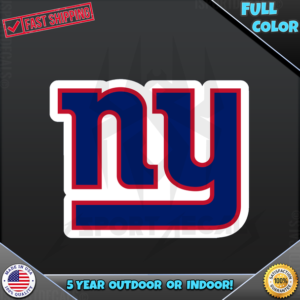 New York Giants NFL Logo Car Vinyl Decal Sticker