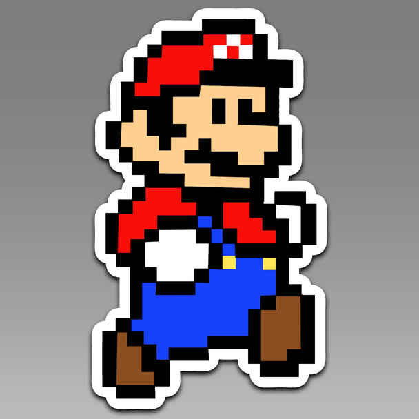 Super Mario Bros Mario Nintendo 142 Vinyl Decal Sticker