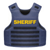 NAVY BLUE|SHERIFF|YELLOW|NO SIDE STRAP ARMOR