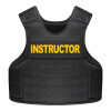 BLACK|INSTRUCTOR|YELLOW|NO SIDE STRAP ARMOR