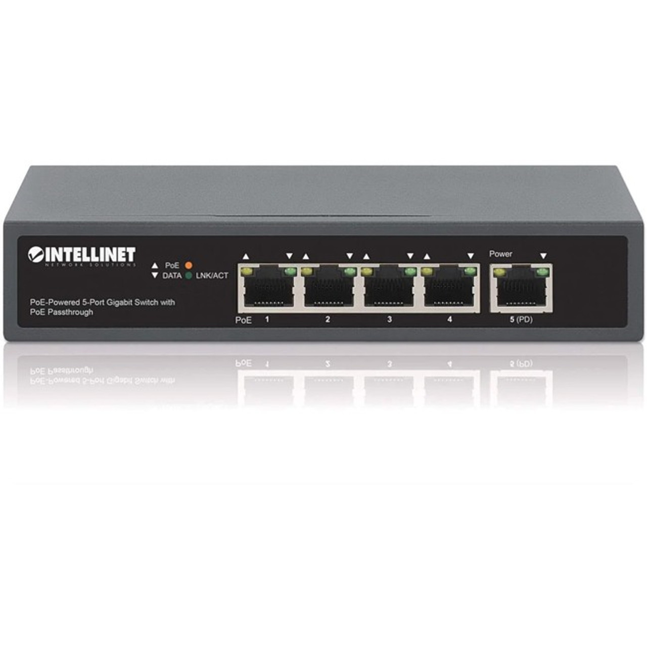 CyberData 2-Port PoE Gigabit Switch - 2 Ports - 2 x POE+ - 10/100