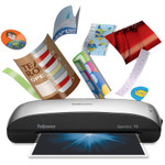 Fellowes Spectra&trade; 95 Thermal Laminator for Home or Home Office Use with 10 Pouch Starter Kit