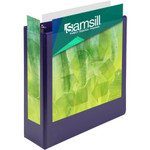 Samsill Earth's Choice Plant-Based Durable 3 Inch 3 Ring View Binders - Assorted