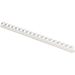 Fellowes Plastic Combs - Round Back 1/2" 90 sheets White 100 pk