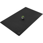 SIIG Large Artificial Leather Smooth Desk Mat Protector - Black