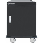 Manhattan UVC Charging Cart with 32 USB-A Ports and 32 AC Outlets