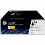 HP 78A 2-pack Black Original LaserJet Toner Cartridges