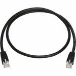 Tripp Lite N272-F03-BK Cat8 40G Snagless SSTP Ethernet Cable (RJ45 M/M), PoE, Black, 3 ft. (0.9 m)